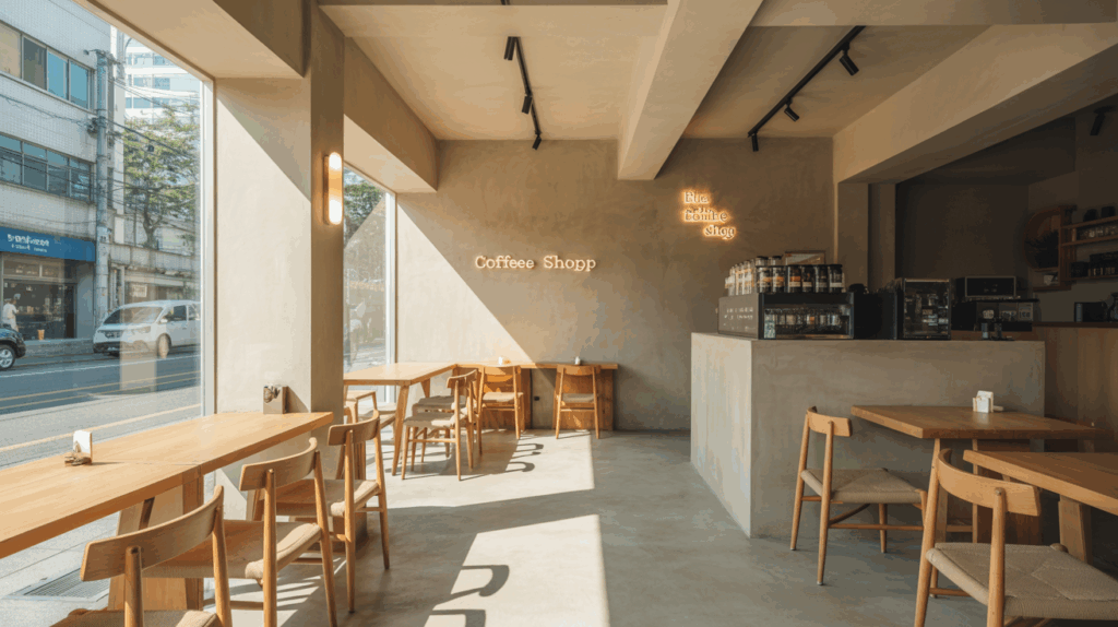 trendy specialty coffee shop interior in cscmnysvstck 74pc6e ba xwb3wggntdwigz79msfwiw